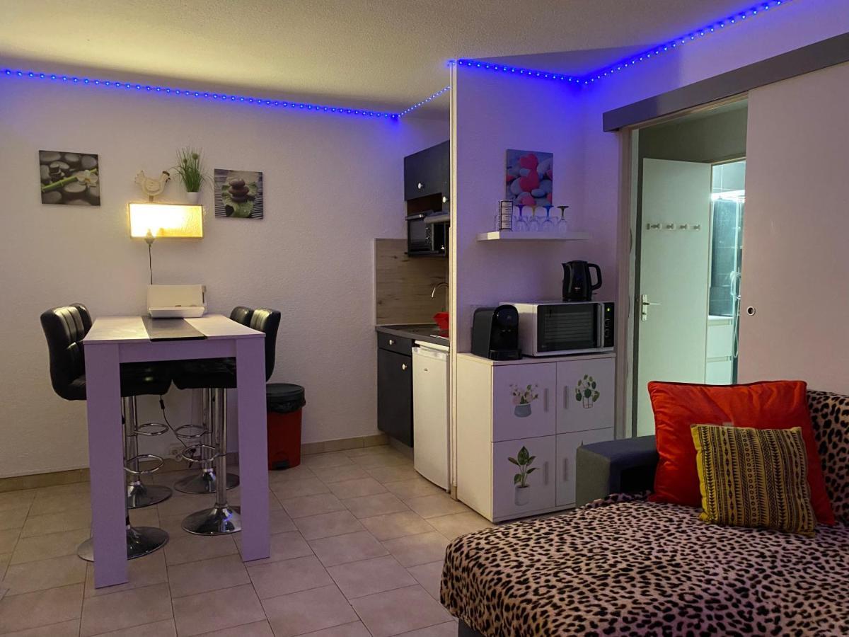 T2 Rdc A Canet En Roussillon Europa 4 Pers ,Piscine,Clim, Tennis, Parking Eksteriør bilde
