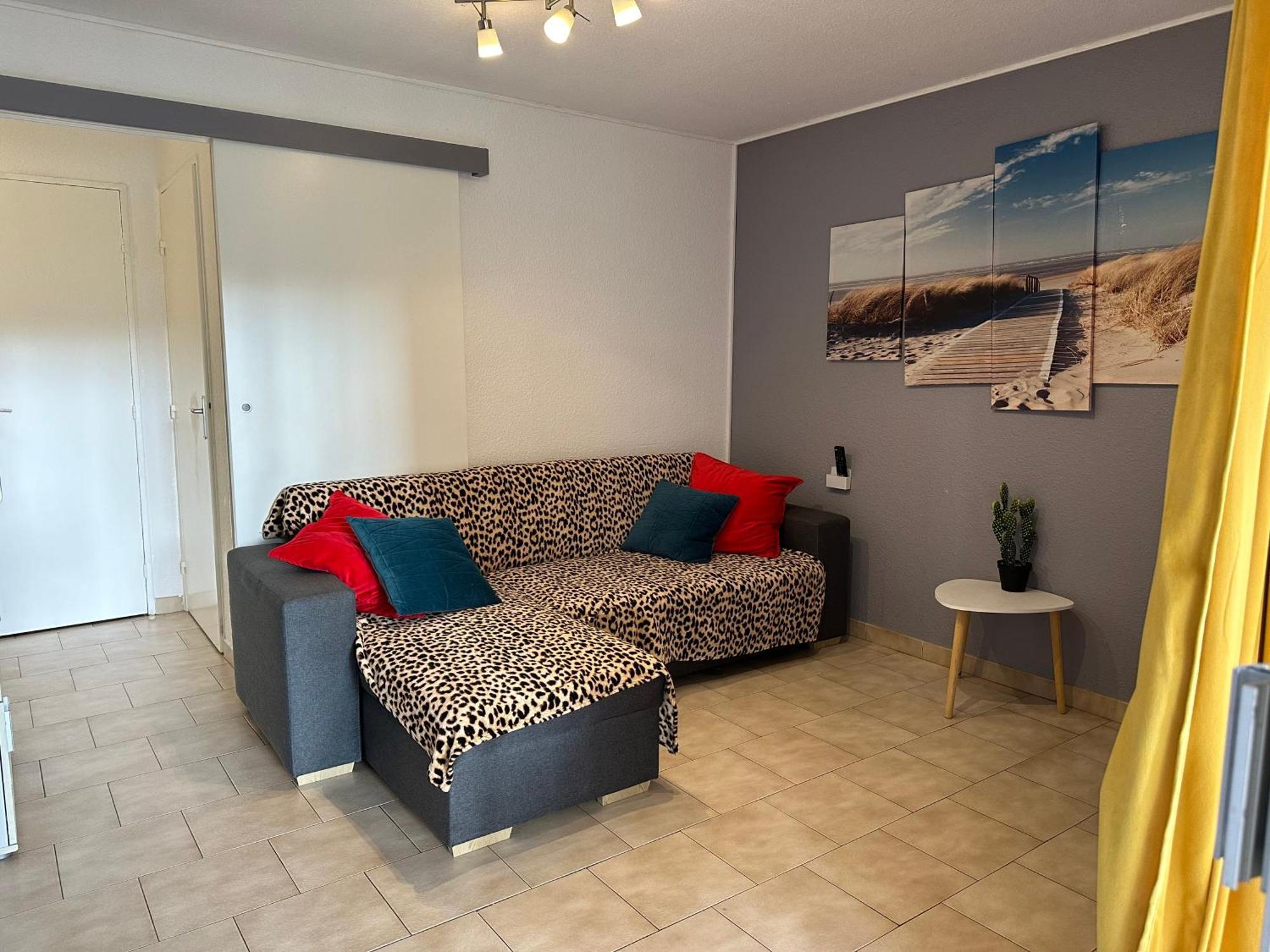 T2 Rdc A Canet En Roussillon Europa 4 Pers ,Piscine,Clim, Tennis, Parking Eksteriør bilde