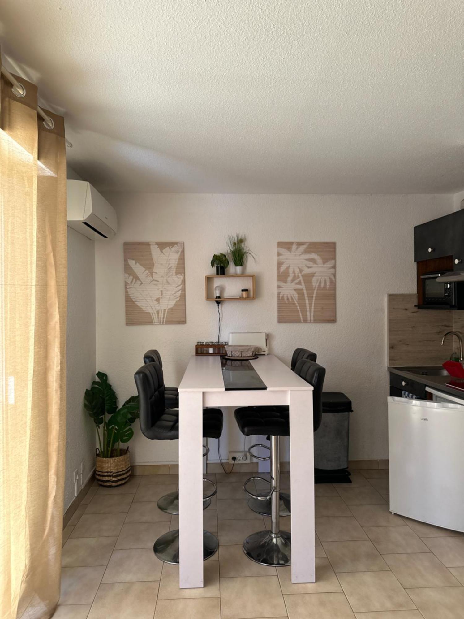 T2 Rdc A Canet En Roussillon Europa 4 Pers ,Piscine,Clim, Tennis, Parking Eksteriør bilde