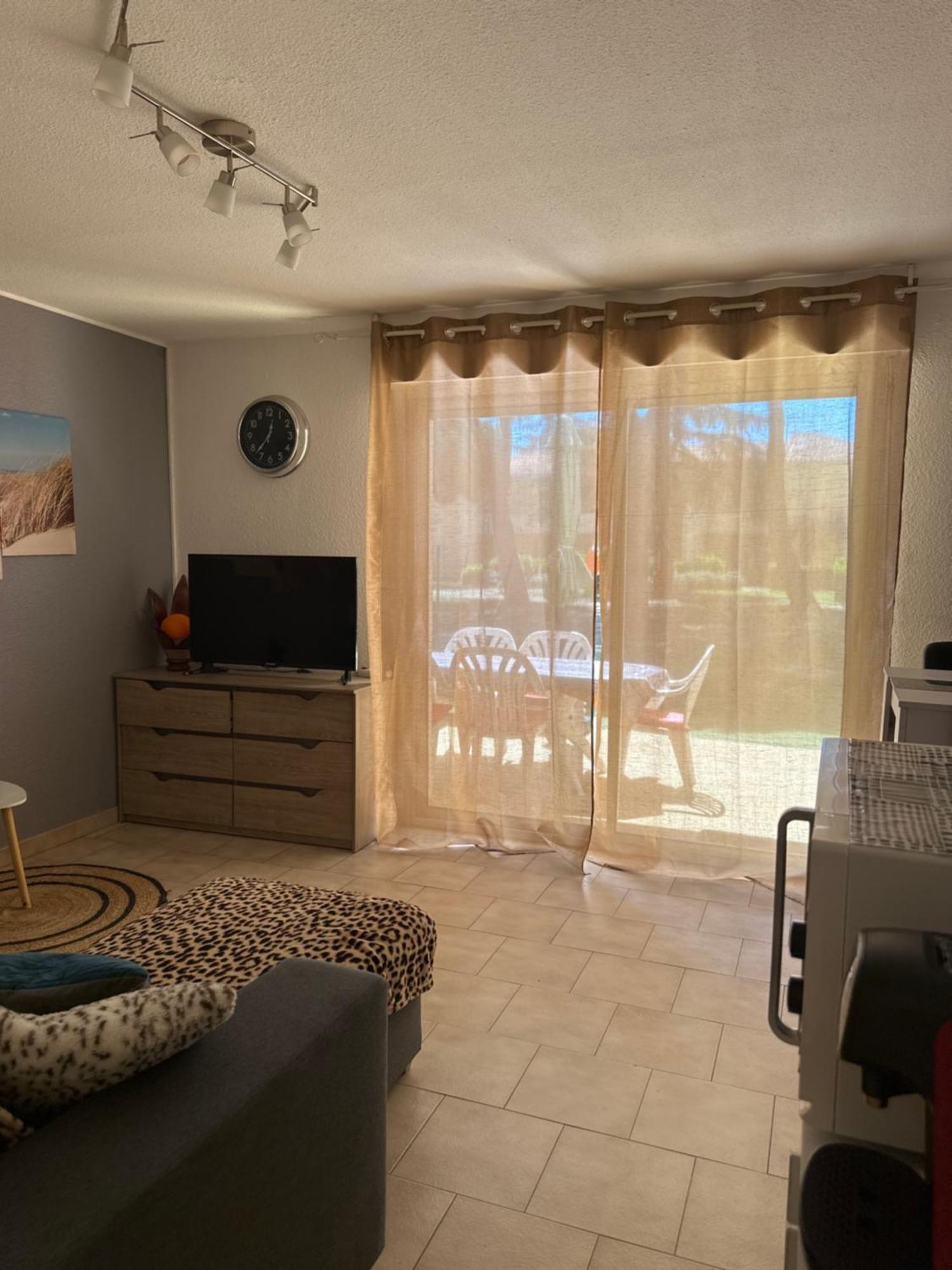 T2 Rdc A Canet En Roussillon Europa 4 Pers ,Piscine,Clim, Tennis, Parking Eksteriør bilde