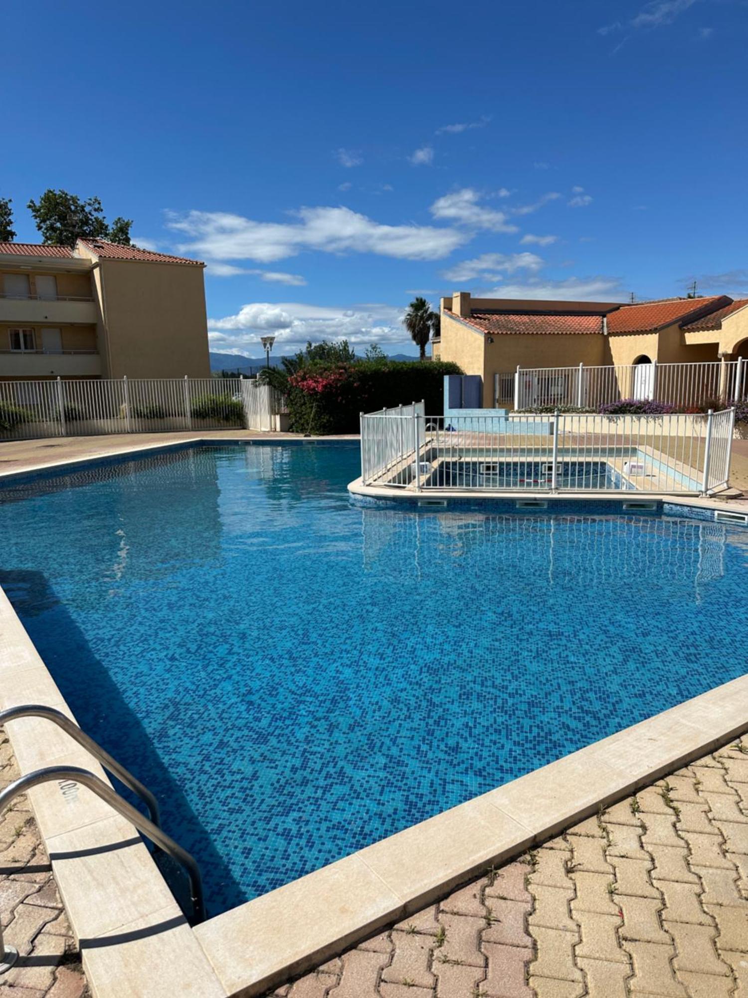 T2 Rdc A Canet En Roussillon Europa 4 Pers ,Piscine,Clim, Tennis, Parking Eksteriør bilde