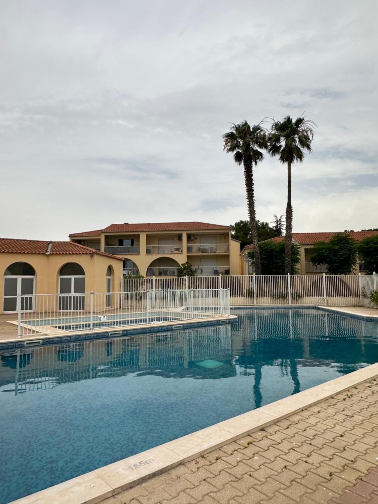 T2 Rdc A Canet En Roussillon Europa 4 Pers ,Piscine,Clim, Tennis, Parking Eksteriør bilde