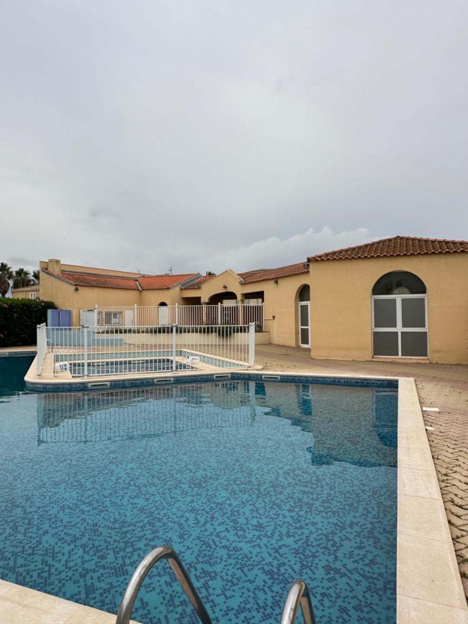T2 Rdc A Canet En Roussillon Europa 4 Pers ,Piscine,Clim, Tennis, Parking Eksteriør bilde