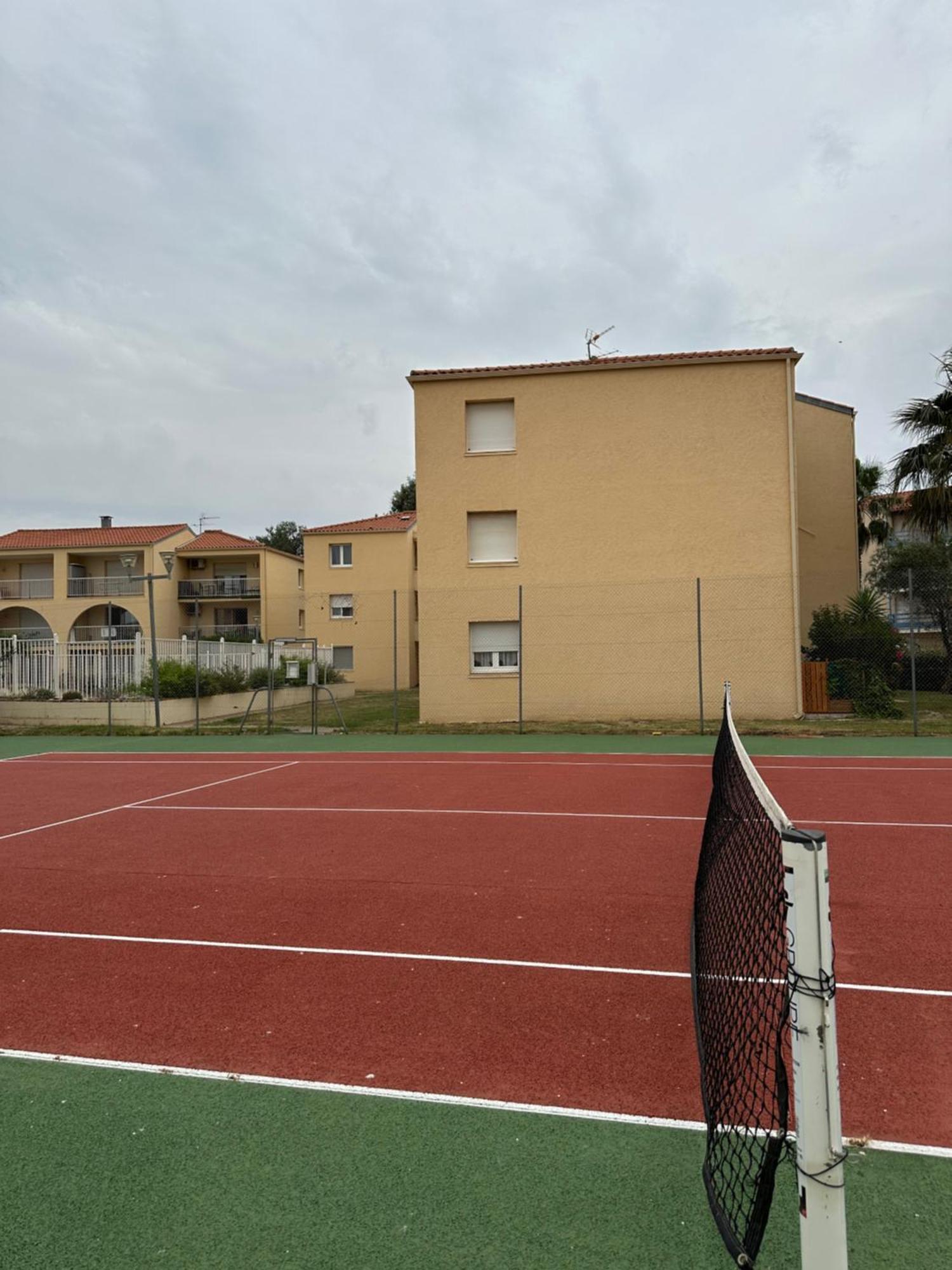 T2 Rdc A Canet En Roussillon Europa 4 Pers ,Piscine,Clim, Tennis, Parking Eksteriør bilde